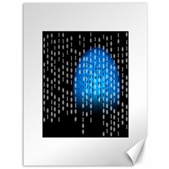 Binary Rain Canvas 36  X 48  (unframed) by StuffOrSomething