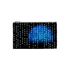 Binary Rain Cosmetic Bag (small)