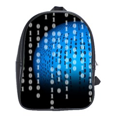 Binary Rain School Bag (xl)