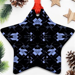 Futuristic Geometric Design Star Ornament by dflcprints