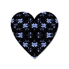 Futuristic Geometric Design Magnet (heart)