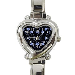 Futuristic Geometric Design Heart Italian Charm Watch 