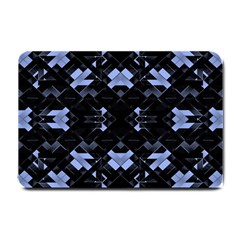 Futuristic Geometric Design Small Door Mat by dflcprints