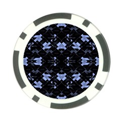 Futuristic Geometric Design Poker Chip by dflcprints