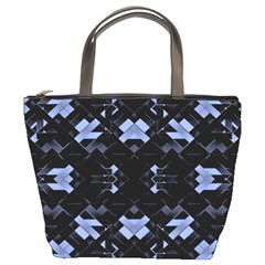 Futuristic Geometric Design Bucket Handbag by dflcprints