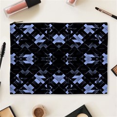 Futuristic Geometric Design Cosmetic Bag (xl)