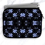 Futuristic Geometric Design Apple iPad Zippered Sleeve Front