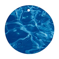 Water  Round Ornament