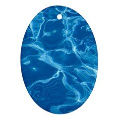 Water  Oval Ornament