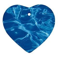 Water  Heart Ornament