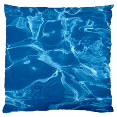 Water  Standard Flano Cushion Case (one Side) by vanessagf