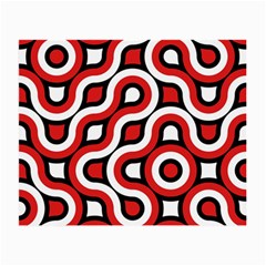 Waves And Circles Glasses Cloth (small, Two Sides)