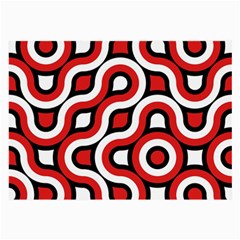 Waves And Circles Glasses Cloth (large)