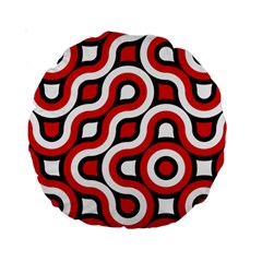 Waves And Circles Standard 15  Premium Round Cushion 