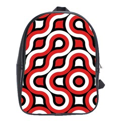 Waves And Circles School Bag (xl)