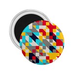 Colorful shapes 2.25  Magnet Front