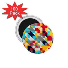 Colorful Shapes 1 75  Magnet (100 Pack)  by LalyLauraFLM