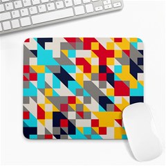 Colorful Shapes Large Mousepad