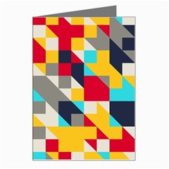 Colorful Shapes Greeting Card