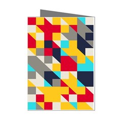 Colorful Shapes Mini Greeting Cards (pkg Of 8)