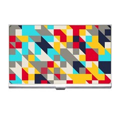 Colorful Shapes Business Card Holder