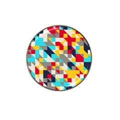 Colorful Shapes Hat Clip Ball Marker