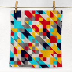 Colorful Shapes Face Towel