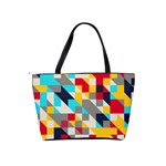 Colorful shapes Classic Shoulder Handbag Back