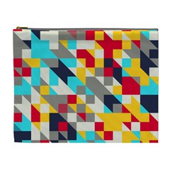 Colorful Shapes Cosmetic Bag (xl)