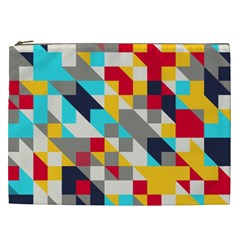 Colorful Shapes Cosmetic Bag (xxl)