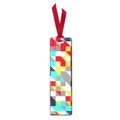 Colorful Shapes Small Book Mark by LalyLauraFLM