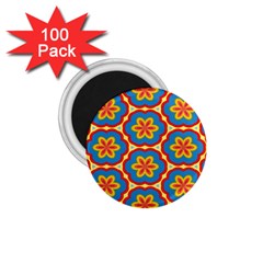 Floral Pattern 1 75  Magnet (100 Pack)  by LalyLauraFLM