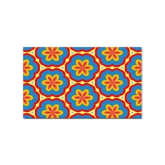 Floral Pattern Sticker Rectangular (10 Pack)