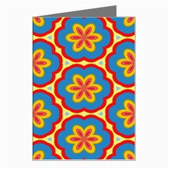 Floral Pattern Greeting Card by LalyLauraFLM