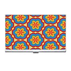 Floral Pattern Business Card Holder