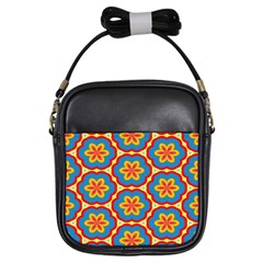 Floral Pattern Girls Sling Bag