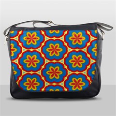 Floral Pattern Messenger Bag