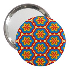 Floral Pattern 3  Handbag Mirror