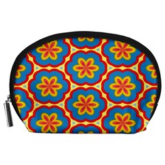 Floral Pattern Accessory Pouch (large)