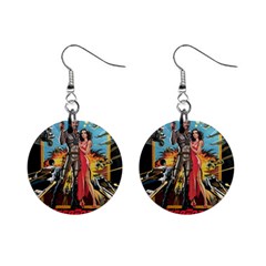 Megaforce F412359c Mini Button Earrings