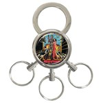 Megaforce F412359c 3-Ring Key Chain Front