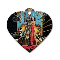 Megaforce F412359c Dog Tag Heart (one Sided) 