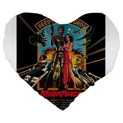 Megaforce F412359c Large 19  Premium Heart Shape Cushion