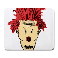 Evil Clown Hand Draw Illustration Large Mouse Pad (rectangle) by dflcprints