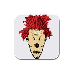 Evil Clown Hand Draw Illustration Drink Coasters 4 Pack (square) by dflcprints