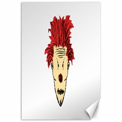 Evil Clown Hand Draw Illustration Canvas 24  X 36  (unframed) by dflcprints