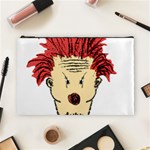 Evil Clown Hand Draw Illustration Cosmetic Bag (Large) Front