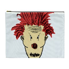 Evil Clown Hand Draw Illustration Cosmetic Bag (xl) by dflcprints