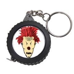 Evil Clown Hand Draw Illustration Measuring Tape by dflcprints