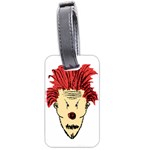 Evil Clown Hand Draw Illustration Luggage Tag (Two Sides) Back